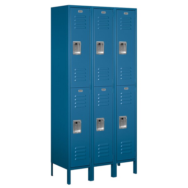 Salsbury Industries Wardrobe Locker, Blue, 15 in.D, Unassembled 62365BL-U